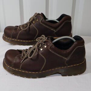 Dr. Martens Men's Brown Chunky Leather Oxford 6 Eye Y2K Size 13 Style 12312
